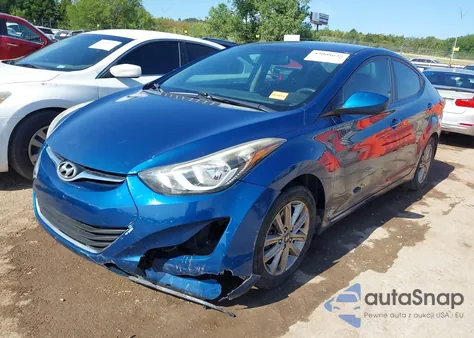 2016 Hyundai Elantra Se from USA, damaged, VIN KMHDH4AE9GU601238